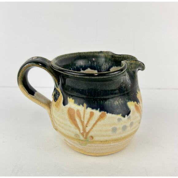 Hand Turned Ceramic Pouring Vessel Small Pitcher D. Burrow - Picture 1 of 6